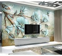 XLMING Abstract Vintage Branches Floral Art 3D Wallpaper Premium Textured Silk Study Dining Living Room Bedroom Sofa TV Wall Easy Install-200cm×140cm