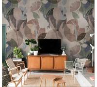 XLMING Abstract Vintage Geometric Botanical Leaves 3D Wallpaper Luxury Home Dining Decor Paste Sofa Living Room The Wall for Bedroom Mural-400cm×280cm