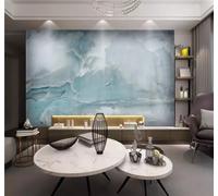 XLMING Abstract Vintage Green Stone Pattern Marble Effect 3D Wallpaper Luxury Home Dining Decor Paste Sofa Living Room The Wall for Bedroom Mural-300cm×210cm