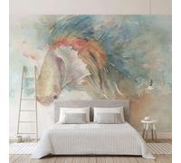 XLMING Abstract Vintage Hand Drawn Small Fish Creative 3D Wallpaper Luxury Silk Study Dining Feature Sofa Grey Bedroom Living Room Tv Decorative Wall-300cm×210cm
