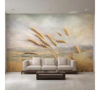 XLMING Abstract Vintage Mountain Peak Gold Wheat Ears 3D Wallpaper Luxury Home Dining Decor Paste Sofa Living Room The Wall for Bedroom Mural-150cm×105cm