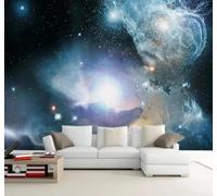 XLMING Beautiful Three Dimensional Sci Fi Starry Sky Universe 3D Wallpaper Luxury Home Dining Decor Paste Sofa Living Room The Wall for Bedroom Mural-300cm×210cm
