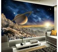 XLMING Beautiful Three Dimensional Space Universe Landscape 3D Wallpaper Luxury Home Dining Decor Paste Sofa Living Room The Wall for Bedroom Mural-430cm×300cm