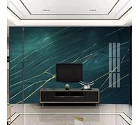 XLMING Blue Abstract Gold Lines Marble Like 3D Wallpaper Luxury Home Dining Decor Paste Sofa Living Room The Wall for Bedroom Mural-150cm×105cm