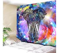 XLMING Colourful Elephants 3D Wallpaper Living Room Sofa Bedroom Dining Room Home Decoration Wall-400cm×280cm