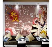 XLMING Creative Snow Capped Mountains Architecture People Flowers 3D Wallpaper Luxury Home Dining Decor Paste Sofa Living Room The Wall for Bedroom Mural-150cm×105cm