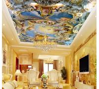 XLMING Creative Three Dimensional Angel Art Individuality 3D Wallpaper Luxury Home Dining Decor Paste Sofa Living Room The Wall for Bedroom Mural-300cm×210cm