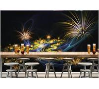 XLMING Creative Three Dimensional Colourful Floral Individual 3D Wallpaper Luxury Home Dining Decor Paste Sofa Living Room The Wall for Bedroom Mural-430cm×300cm