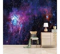 XLMING Creative Three Dimensional Colourful Starry Sky Universe 3D Wallpaper Luxury Home Dining Decor Paste Sofa Living Room The Wall for Bedroom Mural-150cm×105cm