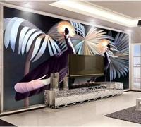 XLMING Creative Three Dimensional Plants Birds Individuality 3D Wallpaper Luxury Home Dining Decor Paste Sofa Living Room The Wall for Bedroom Mural-430cm×300cm