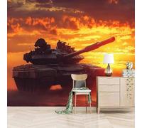 XLMING Elegant Three Dimensional Sunset Creative Tank 3D Wallpaper Luxury Home Dining Decor Paste Sofa Living Room The Wall for Bedroom Mural-430cm×300cm