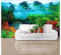 XLMING Fresh Beautiful Fairy Tale Landscape Scenery 3D Wallpaper Luxury Home Dining Decor Paste Sofa Living Room The Wall for Bedroom Mural-300cm×210cm