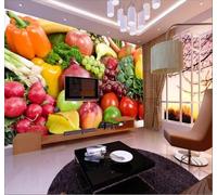 XLMING Fresh Fruit Vegetables Restaurant Kitchen 3D Wallpaper Luxury Home Dining Decor Paste Sofa Living Room The Wall for Bedroom Mural-400cm×280cm