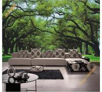 XLMING Fresh Green Forest Path Sense of Space 3D Wallpaper Luxury Home Dining Decor Paste Sofa Living Room The Wall for Bedroom Mural-250cm×170cm