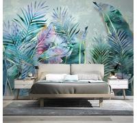 XLMING Fresh Hand Drawn Ink Wash Plants Leaves 3D Wallpaper Luxury Home Dining Decor Paste Sofa Living Room The Wall for Bedroom Mural-150cm×105cm
