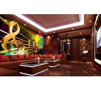 XLMING Gold Musical Score Multicoloured Spheres Individuality 3D Wallpaper Luxury Home Dining Decor Paste Sofa Living Room The Wall for Bedroom Mural-430cm×300cm