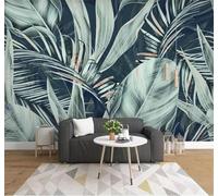 XLMING Hand Drawn Retro Fresh Tropical Jungle 3D Wallpaper Luxury Home Dining Decor Paste Sofa Living Room The Wall for Bedroom Mural-300cm×210cm