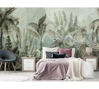 XLMING Hand Drawn Vintage Mountain Peaks and Forests Art 3D Wallpaper Luxury Home Dining Decor Paste Sofa Living Room The Wall for Bedroom Mural-400cm×280cm