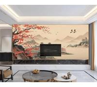 XLMING Ink Wash Landscape Trees Birds Art 3D Wallpaper Luxury Home Dining Decor Paste Sofa Living Room The Wall for Bedroom Mural-430cm×300cm