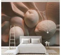 XLMING Large Scale Relief Art of Fruit and Vegetables 3D Wallpaper Luxury Home Dining Decor Paste Sofa Living Room The Wall for Bedroom Mural-150cm×105cm