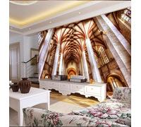 XLMING Large Scale Three Dimensional Angelic Architecture Art 3D Wallpaper Luxury Home Dining Decor Paste Sofa Living Room The Wall for Bedroom Mural-430cm×300cm