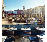 XLMING Large Scale Three Dimensional Architecture Rivers Streets 3D Wallpaper Luxury Silk Study Dining Feature Sofa Grey Bedroom Living Room Tv Decorative Wall-150cm×105cm