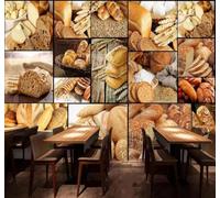 XLMING Leisure Afternoon Tea Bread Patisserie Café 3D Wallpaper Luxury Home Dining Decor Paste Sofa Living Room The Wall for Bedroom Mural-400cm×280cm
