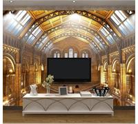 XLMING Luxurious Golden Palace Architecture Art 3D Wallpaper Luxury Home Dining Decor Paste Sofa Living Room The Wall for Bedroom Mural-300cm×210cm