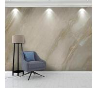 XLMING Minimalist Abstract Faux Marble Texture Art 3D Wallpaper Premium Textured Silk Study Dining Living Room Bedroom Sofa TV Wall Easy Install-300cm×210cm