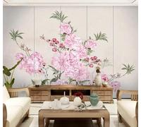 XLMING Minimalist Beautiful Hand Drawn Plants Flowers 3D Wallpaper Luxury Home Dining Decor Paste Sofa Living Room The Wall for Bedroom Mural-300cm×210cm