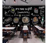 XLMING Minimalist Chalkboard Hand Painted Food Cake 3D Wallpaper Luxury Home Dining Decor Paste Sofa Living Room The Wall for Bedroom Mural-150cm×105cm