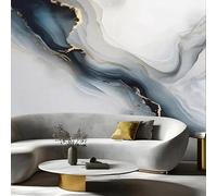 XLMING Minimalist Creative Abstract Three Dimensional Faux Marble 3D Wallpaper Premium Textured Silk Study Dining Living Room Bedroom Sofa TV Wall Easy Install-300cm×210cm