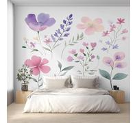 XLMING Minimalist Elegant Botanical Colourful Floral 3D Wallpaper Luxury Home Dining Decor Paste Sofa Living Room The Wall for Bedroom Mural-400cm×280cm