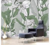 XLMING Minimalist Fresh Green Banana Leaves Flowers 3D Wallpaper Luxury Home Dining Decor Paste Sofa Living Room The Wall for Bedroom Mural-430cm×300cm