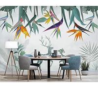 XLMING Minimalist Plants Leaves Animals Deer 3D Wallpaper Luxury Home Dining Decor Paste Sofa Living Room The Wall for Bedroom Mural-300cm×210cm