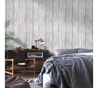 XLMING Minimalist Retro Wood Grain Creative Art 3D Wallpaper Luxury Home Dining Decor Paste Sofa Living Room The Wall for Bedroom Mural-300cm×210cm