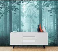 XLMING Minimalist Three Dimensiona Forest Deer River 3D Wallpaper Luxury Home Dining Decor Paste Sofa Living Room The Wall for Bedroom Mural-350cm×256cm