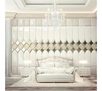 XLMING Minimalist Three Dimensiona Geometric Soft Pack Art 3D Wallpaper Luxury Home Dining Decor Paste Sofa Living Room The Wall for Bedroom Mural-430cm×300cm