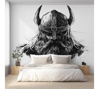 XLMING Minimalist Three Dimensional Black and White Figures Art 3D Wallpaper Luxury Home Dining Decor Paste Sofa Living Room The Wall for Bedroom Mural-350cm×256cm