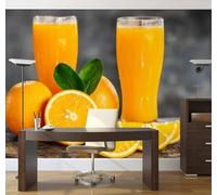 XLMING Minimalist Three Dimensional Fruit Juice Individuality 3D Wallpaper Luxury Home Dining Decor Paste Sofa Living Room The Wall for Bedroom Mural-350cm×256cm