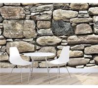 XLMING Minimalist Three Dimensional Vintage Stone Wall Individuality 3D Wallpaper Luxury Home Dining Decor Paste Sofa Living Room The Wall for Bedroom Mural-400cm×280cm