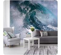 XLMING Minimalist Three Dimensional Waves Scenery Art 3D Wallpaper Luxury Silk Study Dining Feature Sofa Grey Bedroom Living Room Tv Decorative Wall-430cm×300cm