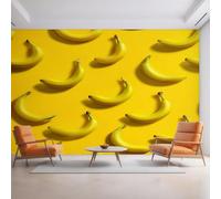 XLMING Minimalist Three Dimensional Yellow Fruit Creative 3D Wallpaper Luxury Home Dining Decor Paste Sofa Living Room The Wall for Bedroom Mural-250cm×170cm