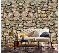 XLMING Minimalist Vintage Stone Wall Art Individuality 3D Wallpaper Luxury Home Dining Decor Paste Sofa Living Room The Wall for Bedroom Mural-200cm×140cm