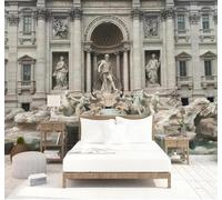 XLMING Relief Church Architecture People Art 3D Wallpaper Luxury Home Dining Decor Paste Sofa Living Room The Wall for Bedroom Mural-430cm×300cm