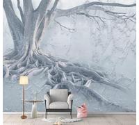 XLMING Relief Three Dimensional Tree Roots Art Unique 3D Wallpaper Luxury Home Dining Decor Paste Sofa Living Room The Wall for Bedroom Mural-430cm×300cm