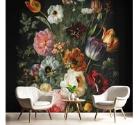 XLMING Retro Creative Colourful Botanical Floral 3D Wallpaper Luxury Home Dining Decor Paste Sofa Living Room The Wall for Bedroom Mural-300cm×210cm