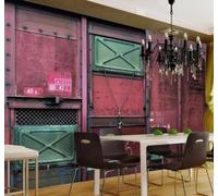 XLMING Retro Nostalgic Iron Plate Art Industrial Style 3D Wallpaper Luxury Silk Study Dining Feature Sofa Grey Bedroom Living Room Tv Decorative Wall-430cm×300cm