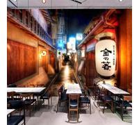 XLMING Retro Three Dimensional Architecture Streets Art 3D Wallpaper Luxury Home Dining Decor Paste Sofa Living Room The Wall for Bedroom Mural-250cm×170cm