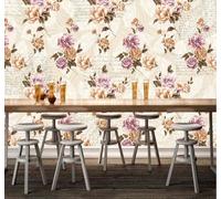 XLMING Retro Three Dimensional Floral Creative Artistic 3D Wallpaper Premium Textured Silk Study Dining Living Room Bedroom Sofa TV Wall Easy Install-430cm×300cm